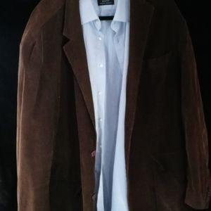 Two-button sports jacket vented corduroy